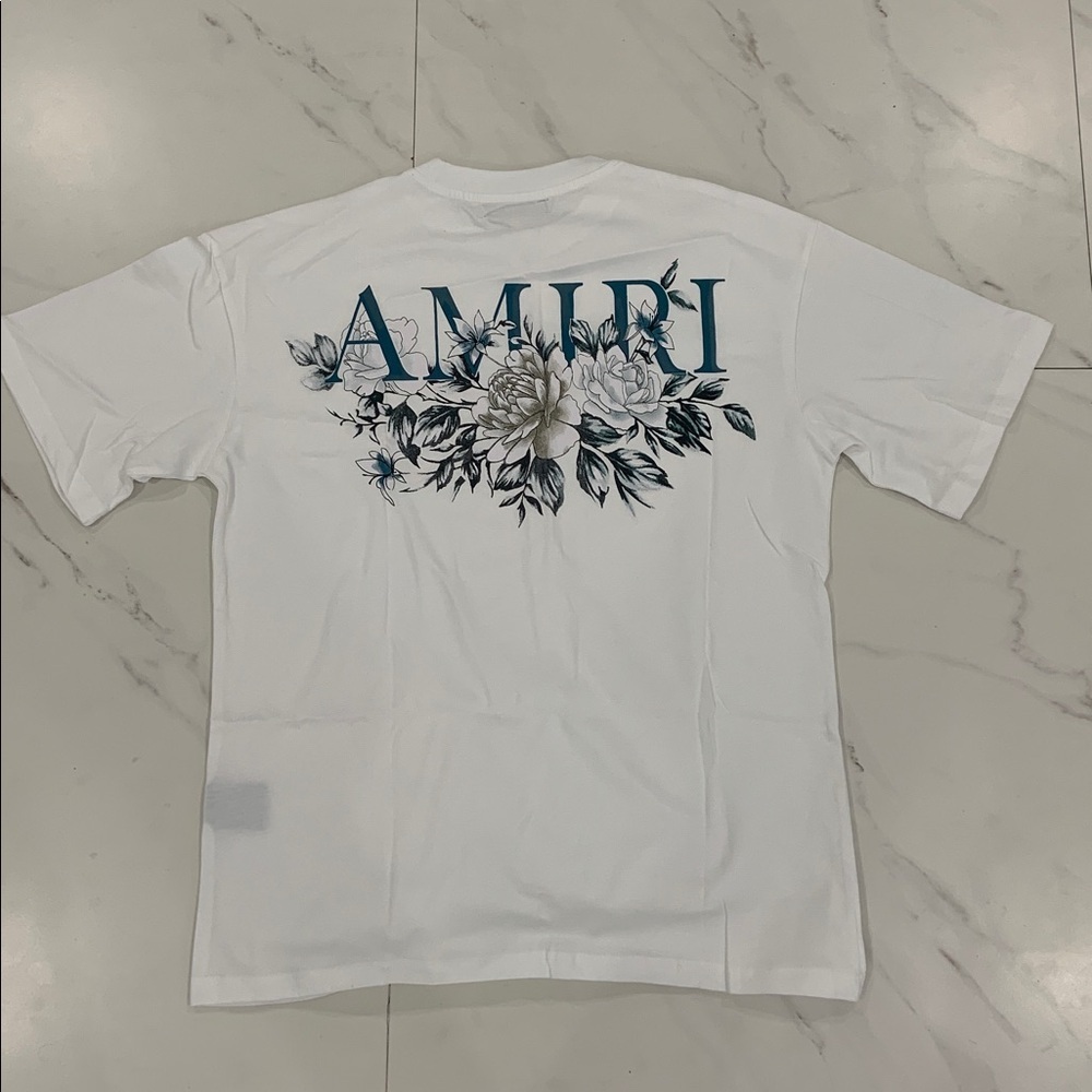 Amiri Flower Orchard White Tee Men’s size Large - Picture 2 of 2